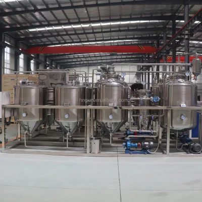 Industrial Complete Vegetable Crude Edible Oil Refinery Plant for Processing Large Scale,Cooking,Rice Bran,Sunflower Seed,Fish