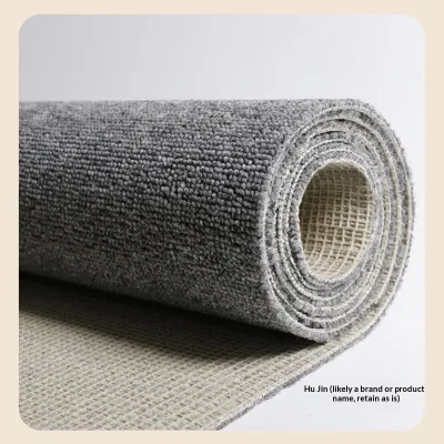 Office Carpet Commercial Full Coverage Whole Roll Raw Material House Floor Mat Solid Color Large Area Bedroom