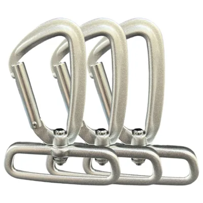 Goodwin Lightweight Strong and Stylish Pet Leash Hook Custom Logo Aluminum Alloy Dog Clip