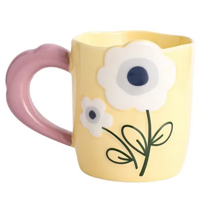 Creative Coffee Cup Japanese Style Large Capacity Water Cup Ceramic Cup