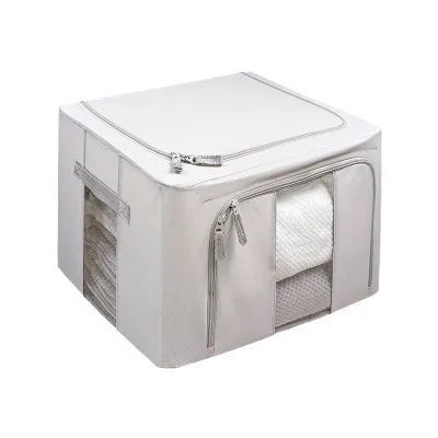 High Quality Large Capacity Clothes Organizer Trousers Storage Box with Cover Clothes Organizer Closet Storage Washable Wardrobe