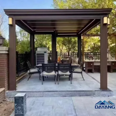 Multi-Size 3x4/4x3Aluminum Pergola, Wholesale Gazebo With Easy Assemble for Garden Terrace Customization