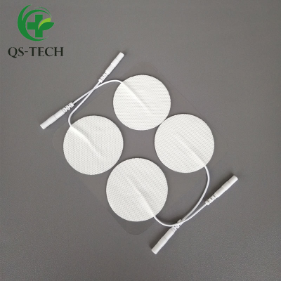 Round 5cm Carbon TENS Electrodes Pads Class I Carbon Electrodes for Electrotherapy