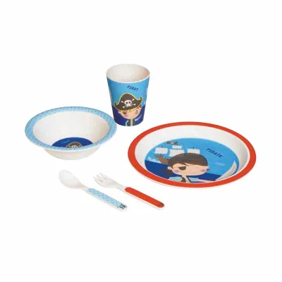 Cute Printing Hot Sales Bamboo Fiber Plate Kids