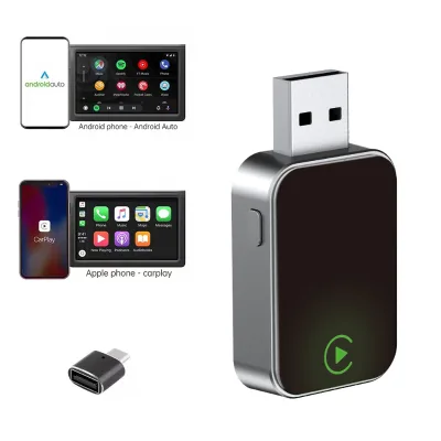 Hot Sell Wireless Carplay Adapter Converts Wired CarPlay to Wireless for All Cars Car Wireless Dongle K12