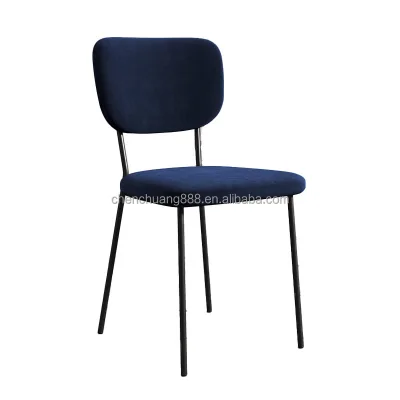 Bar chair Golden Legs Cafe Popular optional seat color Fashion dining chair