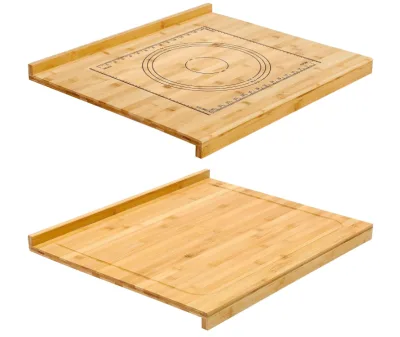 Extra Large Wooden Pastry Board 24 x 22.8 Inch Dough Rolling Board