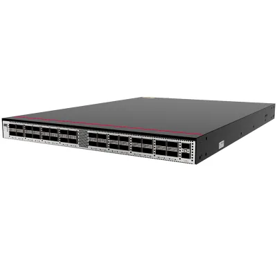 CE9855-32DQ 02355YSF Enterprise 400GE Switch 32x QSFP-DD 25.6Tbps 19200Mpps M-LAG RoCEv2 Telemetry ZTP for AI/ML Cloud