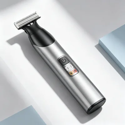 Multi Attach Body Trimmer with IPX6 Washable Body Shaver Detachable Cutter 7500RPM 600mAh Body Trimmer for Eyebrow Nose Hair