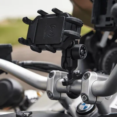 Hot Sale ABS Motorcycle Wireless Charging Phone Holder with Handlebar Rearview Bracket for Outdoor Navigation and Riding
