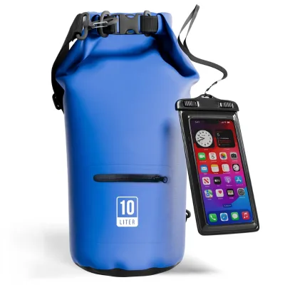 Outdoor Ruck Sack Camping Waterproof Camping Dry Bag Custom Zipper Pocket and Rolltop Closure
