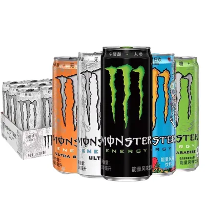 Wholesale M0NSTERS Carbonated Drinks Sweet and Fruit-Flavored Sports Energy Soda Sugar-Free Low Price