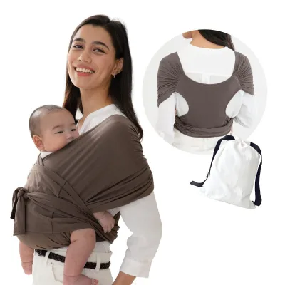High Quality Cotton Baby Adjustable Ring Sling Carrier Breathable Newborn Storage Pocket Protective Backpack Infant Wrap Carries