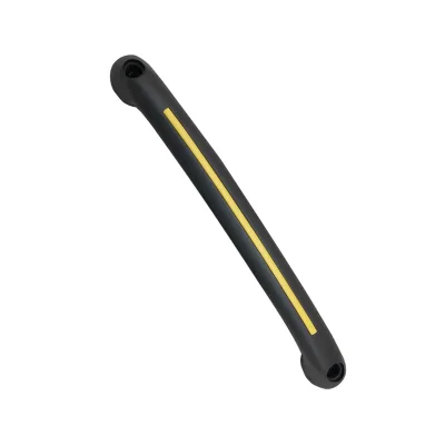 Yellow Reflective Strip HC-B-49113 Bus Interior Grab Handle Size 372*75.5mm for Bus