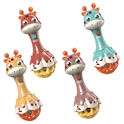 Wholesale Customized Silicon Baby Hand Rattle Baby Rattle Gift Set