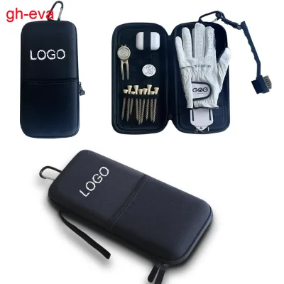 By Gh-eva Eva Packaging Zipper Golf Glove Case Carrying Bag Hard Pouch