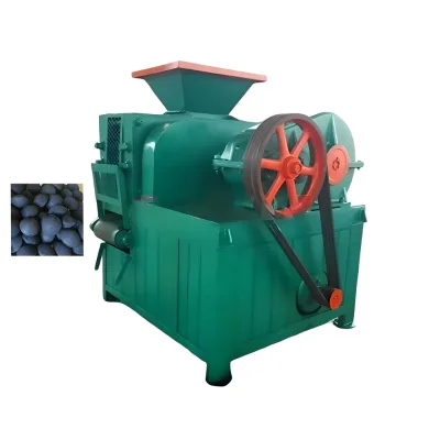 Heavy Duty Ball Press Rock Salt Coal Coke Dust Briquetting Equipment High Density Industrial Molding Machine