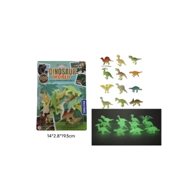 Luminous Toy 12 Dinosaur Set