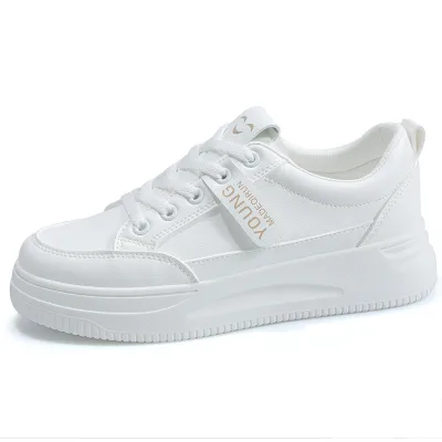 Spring New Women's Shoes Little White Shoes Versatile for Students Flat Bottom Spring and Autumn Fashion Sports Shoes