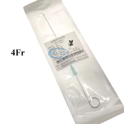 Flexible Animal Pigtail Catheter for Surgical and Emergency Use