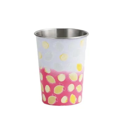 Custom Logo Gradient 500ml Stainless Steel Tumbler Reusable Metal Cup for Coffee Tea & Espresso Supplies Party Promotion