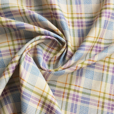 New Checkered Pattern Home Textile Fabric Weave Pigment Mattress Border Fabric Textile Raw Material