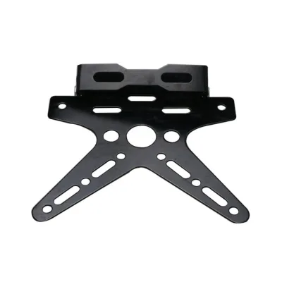 Universal Motorcycle Active License Plate Holder Number Plate Bracket CNC Plate Frame