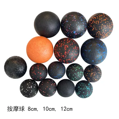 2025 New EPP Material Double Ball Yoga Massage Ball Custom Logo Fitness Gym Body Building Equipment for Leg & Foot Colorful