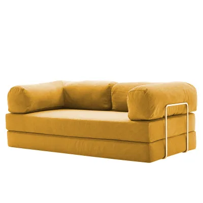 Factory Direct Sales Modular Nordic Style Lounge Frameless Sofa Bed Compressible Foam Sponge Sofa
