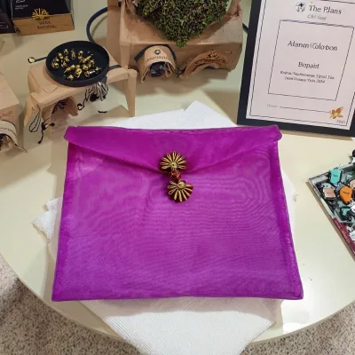 Luxury Eco-Friendly Organza Envelope Dress Clothing Bag for Gifts