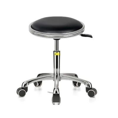 Laboratory Chair Anti Static ESD Soft PU Scratch Resistant Waterproof Technician Stool Office Lab Equipment