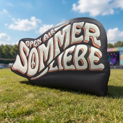 Customized Shapes Advertising Decoration Inflatable Letter Wall,inflatable logo Wall Balloon for Sale