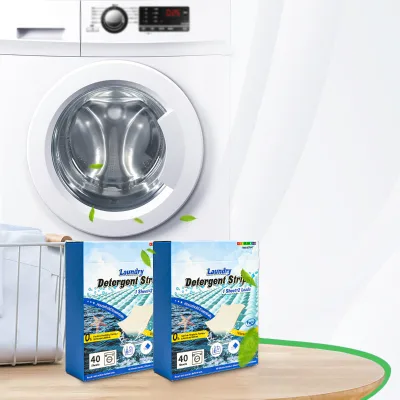 Custom Fragrance Eco Friendly Disposable Darui Laundry Strips & Sheets Deep Stain Removal Portable Travel Underwear Detergent