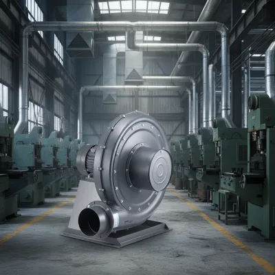 Woodworking Dust Collection Centrifugal Fan 380V 1 Year Warranty Motor Core