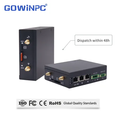 Low-Power 5W 4G Industrial Router VPN Firewall 2.4G WiFi Multi-WAN Failover for Digital Signage and Kiosk Connectivity