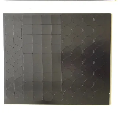 Custom Ferrite Industrial Rubber Magnet Flexible Soft Magnetic UV-Coated Laminated Sheet with Pattern Ferromagnet Permanent Type