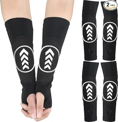 2025 New Volleyball Arm Sleeves Shooting Sleeve Arm Foam Pads Passing Hitting Forearm with Pads Volleyball Sports Arm Sleeves