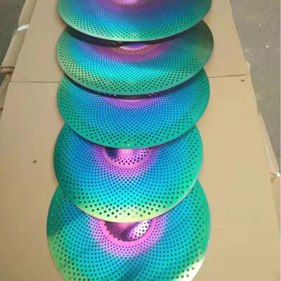 Multi-colored Professional Stainless Steel Drum Kit Cymbals Mute Cymbals Soft Cymbal Set Jazz Drum Cymbals