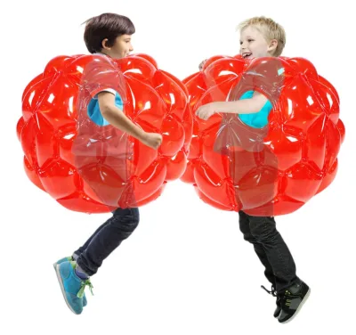Inflatable PVC Body Bubble Ball 2pcs Custom-Size Human Bumper Balls Bopper Toys for Kids Outdoor