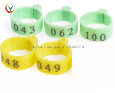 Open Band Ring Colorful Animal Rings Chicken Tags Stickers