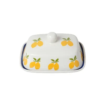Wholesale Ceramic Butter Dish Lemon Butter Dish With Lid Butter Dishes-2024