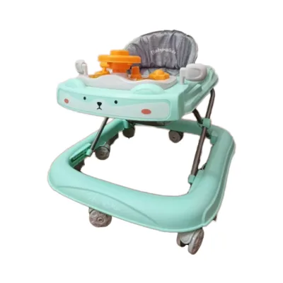Factory-Produced Educational Push Walker for Toddlers Aged 6 Months Soft Comfortable Seat with Music & Light for Babies