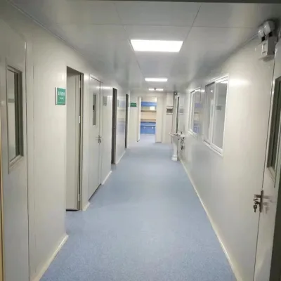 OEM Mobile Air Modular Clean Room Booth / Class100-Class10000 Clean Room Modular