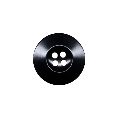Factory Custom Natural Material Round 4-hole Double-sided Black Corozo Nut Button Pants Coat Button