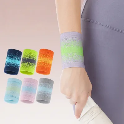Pressurized Anti-Sprain Wrist Brace Sweat Absorbing Breathable Nylon Spandex Universal Fit for Gym Yoga Basketball Men Women