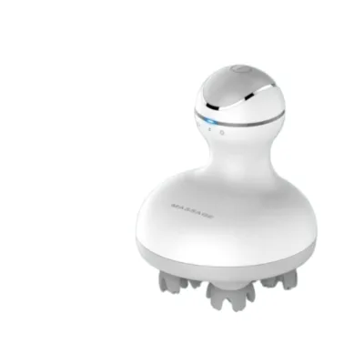 Wholesale Rechargeable Waterproof Handheld Portable Electric Scratcher 4 Heads Plastic Material Scalp Massager