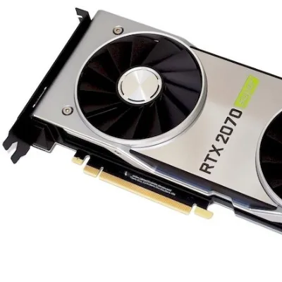RTX 2070 SUPER Graphics Cards 8GB GDDR6 PCI Express 3.0 Graphics Card - Black/Silver