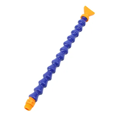 Adjustable Blue Segmented Coolant Hose Orange Fan Cone Nozzle Kit Leak-Proof O-Ring Joint for CNC Lathe Milling