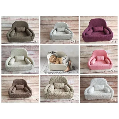 Custom Baby Learning Sit Chair Armrest Sofa Practice Sitting Posture Infant Seat PP Cotton Plush Dining Chair Anti-fall Gadget