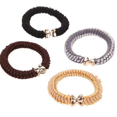 Hair Ties for Thick Hair Thick No Crease Bands with Strong Hold, Damage-Free Design